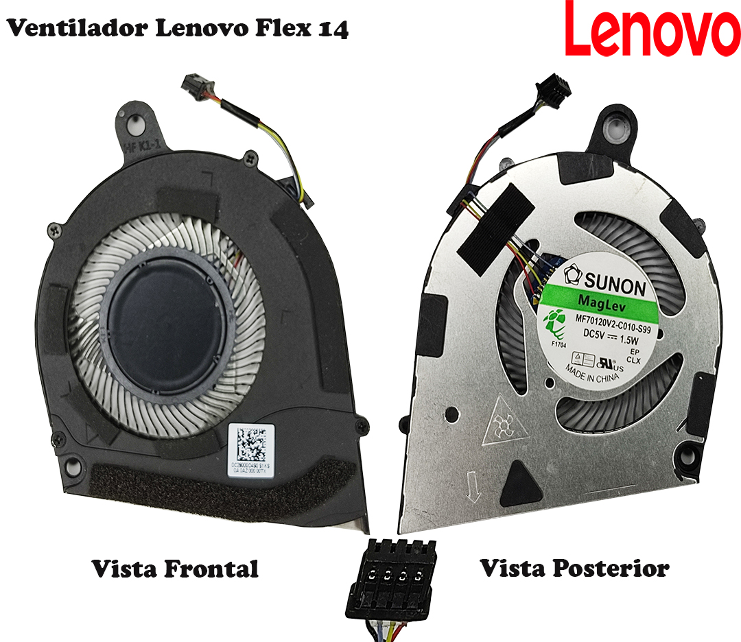 Ventilador CPU Lenovo Ideapad Flex 14 2019 Serviclic