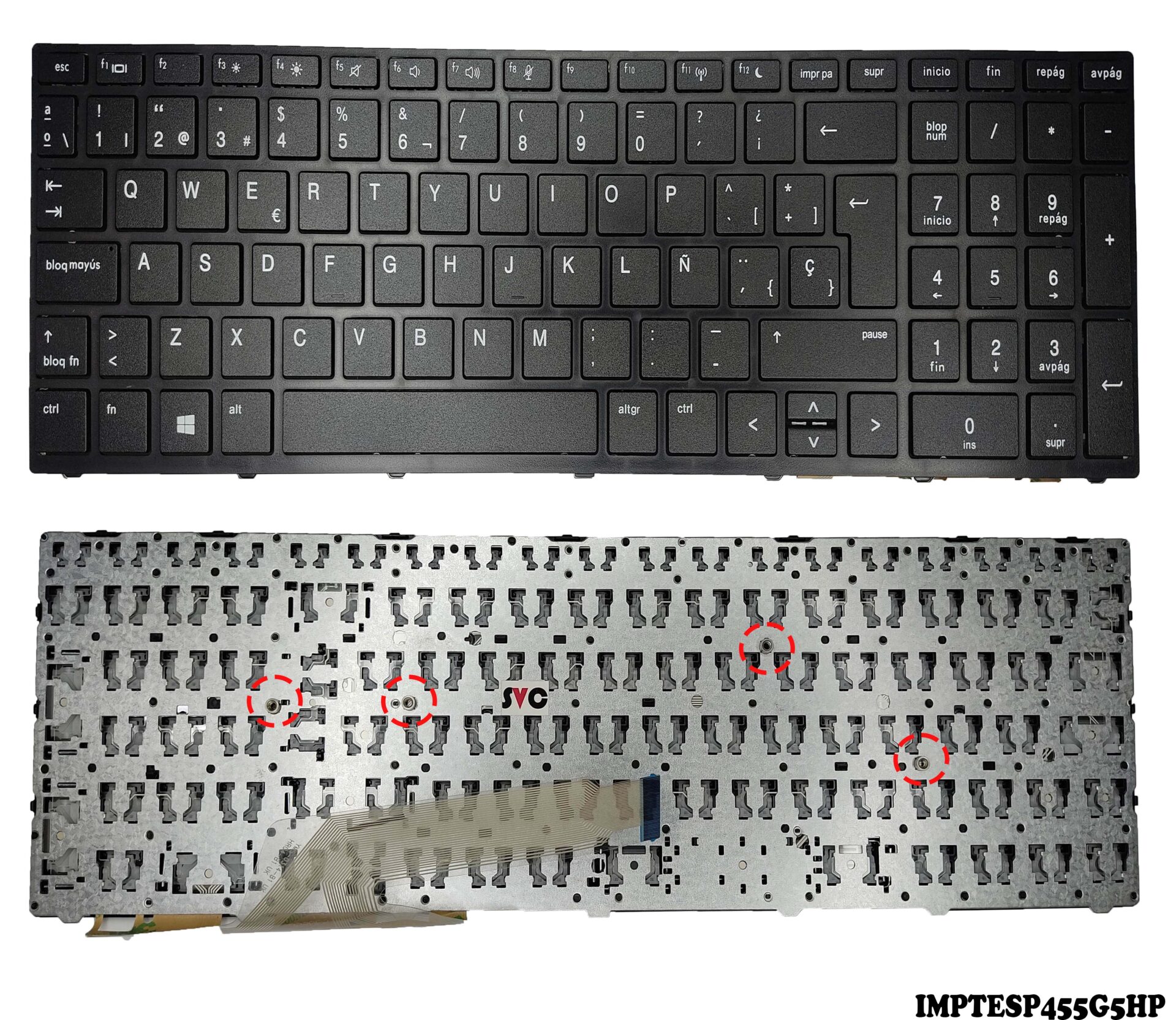 Teclado Hp Probook G G G Sp Serviclic