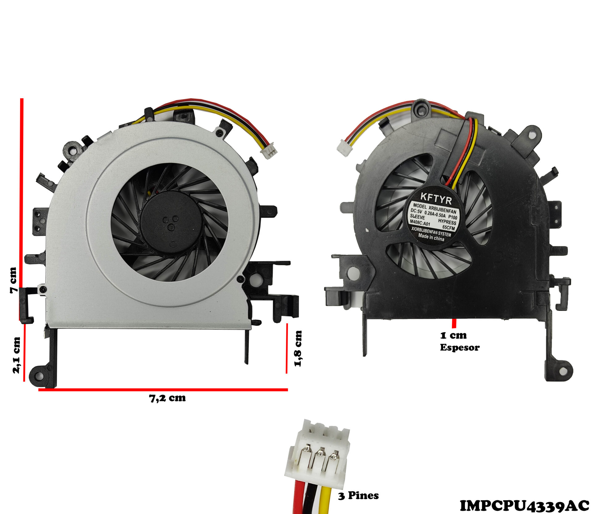 Ventilador ACER ASPIRE 4339 4253 4250 4552 4552G - Serviclic