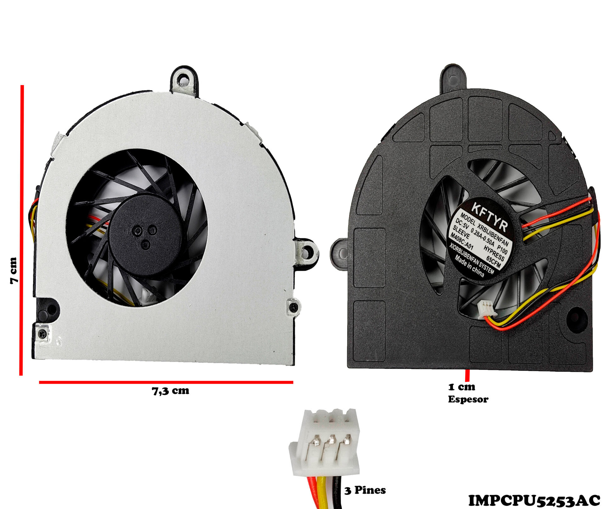 Ventilateur De Refroidissement Pour PC Portable Acer Aspire - Modèles GC057514VH, 5233, 5336, 5552, 5250, 5251, 5252, 5253, 5333 - Pièce Neuve D'origine