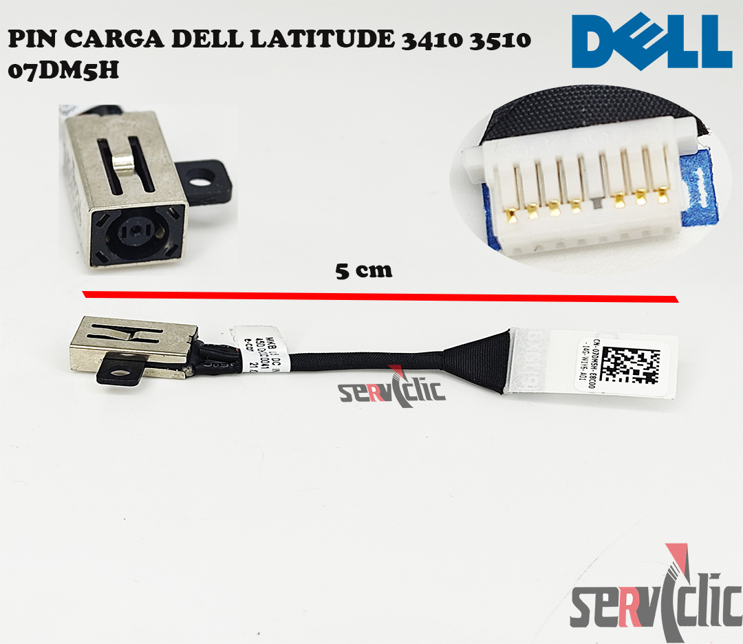 JINTAI DC Power Jack Für Dell Latitude 3410/3510/E3410/E3510 – Ladebuchse Ersatzteil, 5,15 Cm