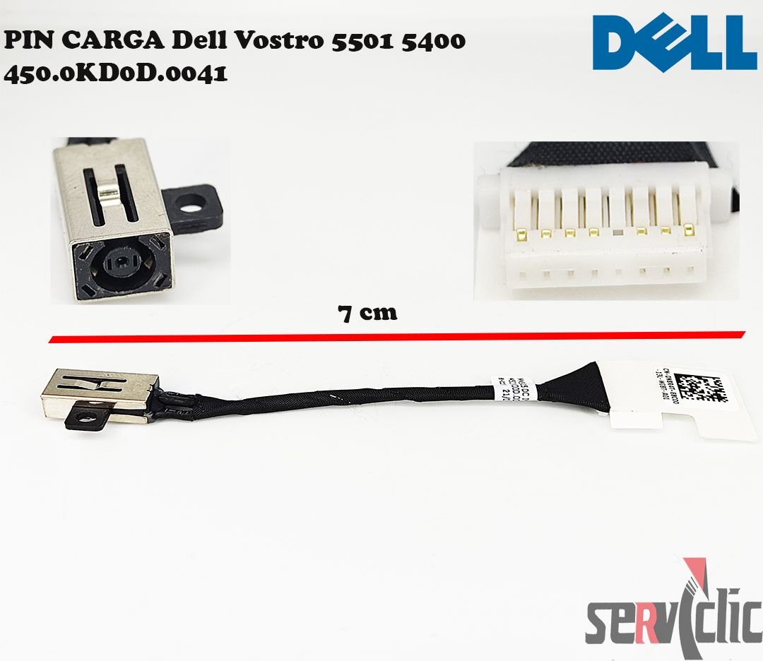 Porta Di Ricarica DC Power Jack Per Dell Vostro 5501 - 0N8R4T 450.0KD0D.0041