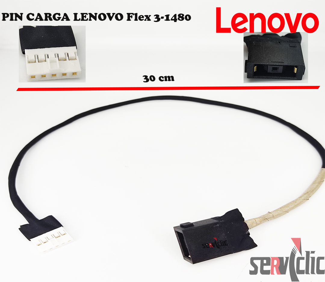 Dc Power Jack Pin De Carga Lenovo Flex 3 1480 Serviclic