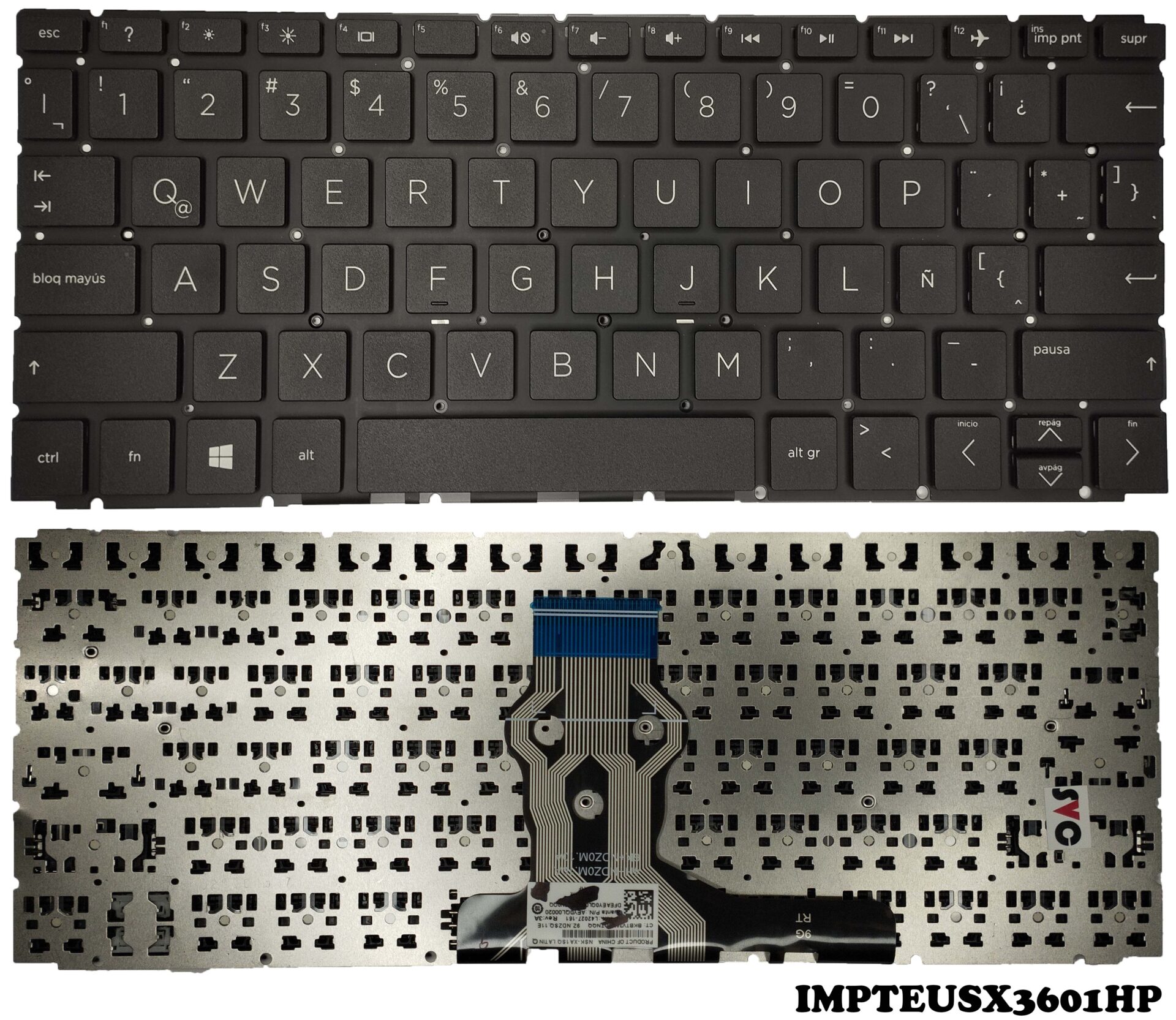 New US QWERTY Keyboard For HP Pavilion X360 11-AD, 11-AD051NR, 11M-AD113DX, 11M-AD013DX