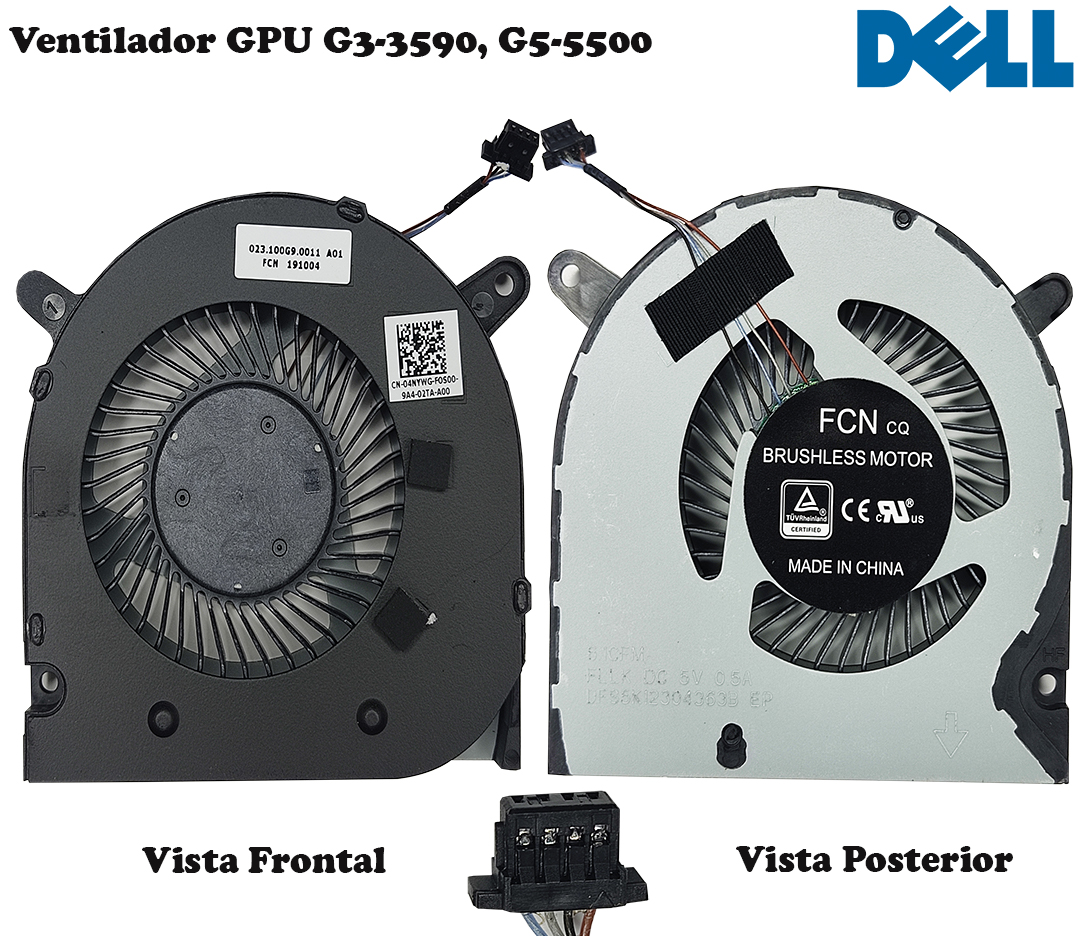 Ventilateur processeur / CPU neuf pour Dell G3 15-3590 - Pièce PC