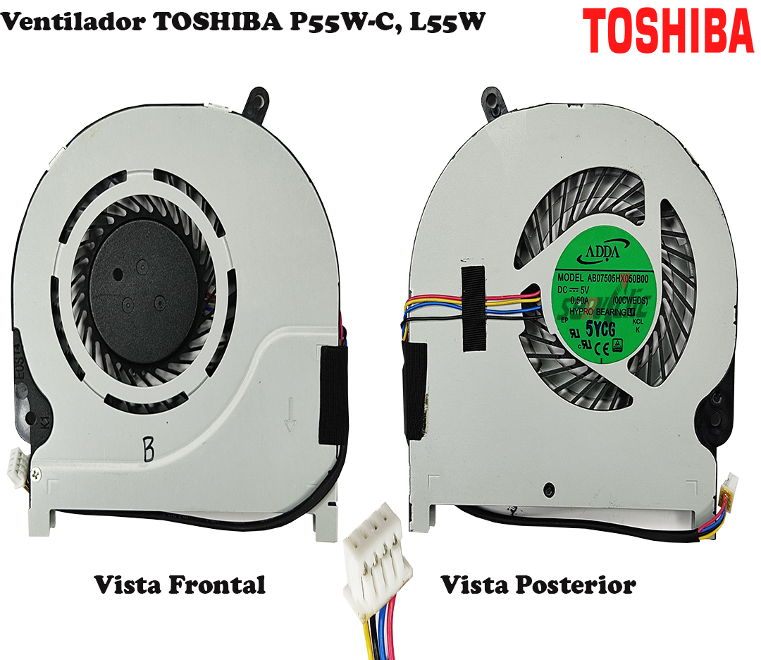 Ventilador para portátil compatible con ventilador de CPU Toshiba Satellite  A135-S4527