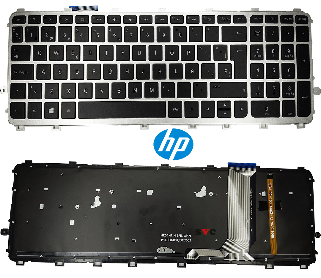 Teclado Hp Envy 15 J 17 J 15 Q400 15t Q400 M6 N100 Con Luz Sp Serviclic