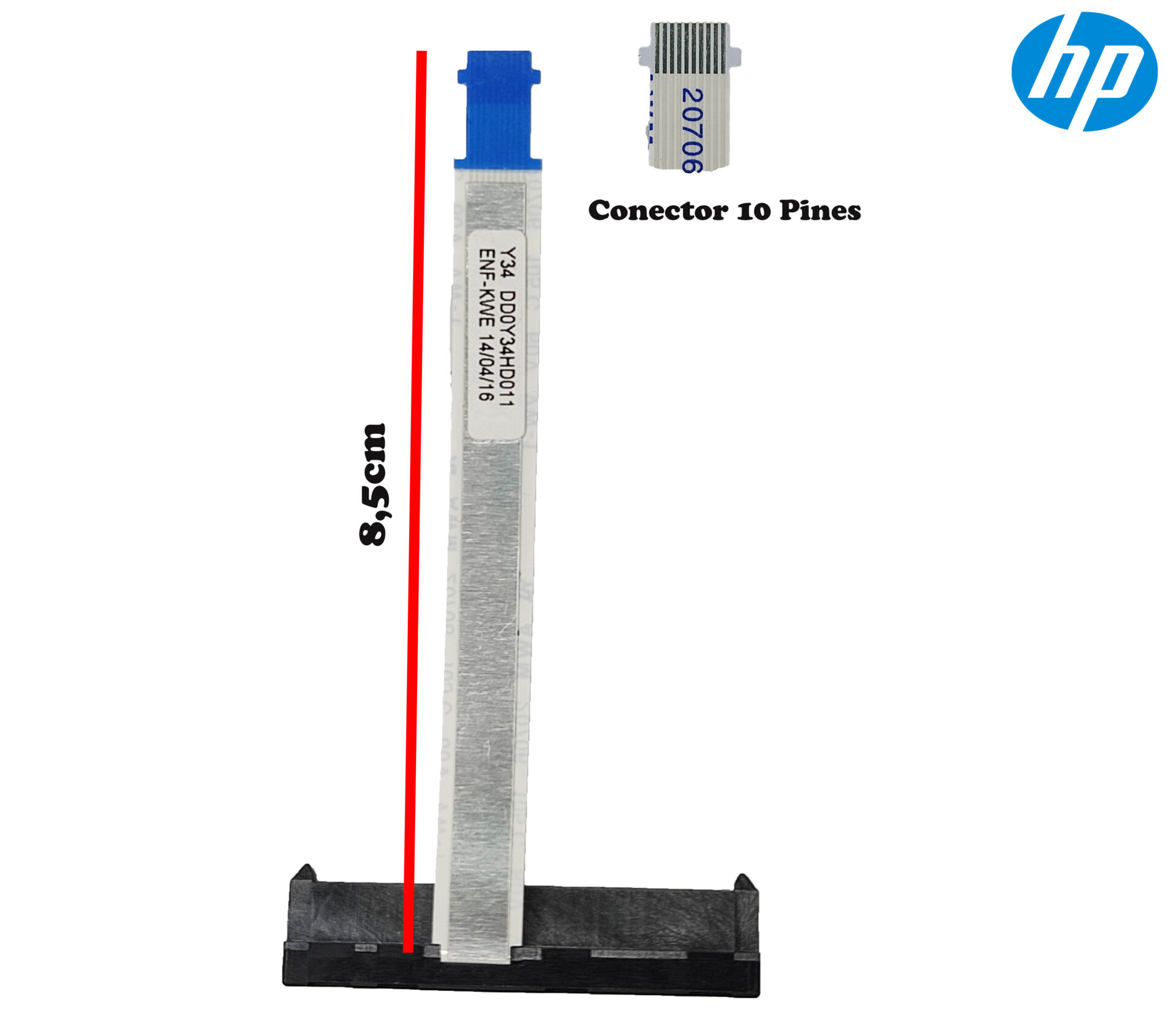 thumbnail image 2 of HP Pavilion 15-P Series HDD SATA Cable – DD0Y34HD001 6017B0557401 DD0Y34HD011 2 of 6