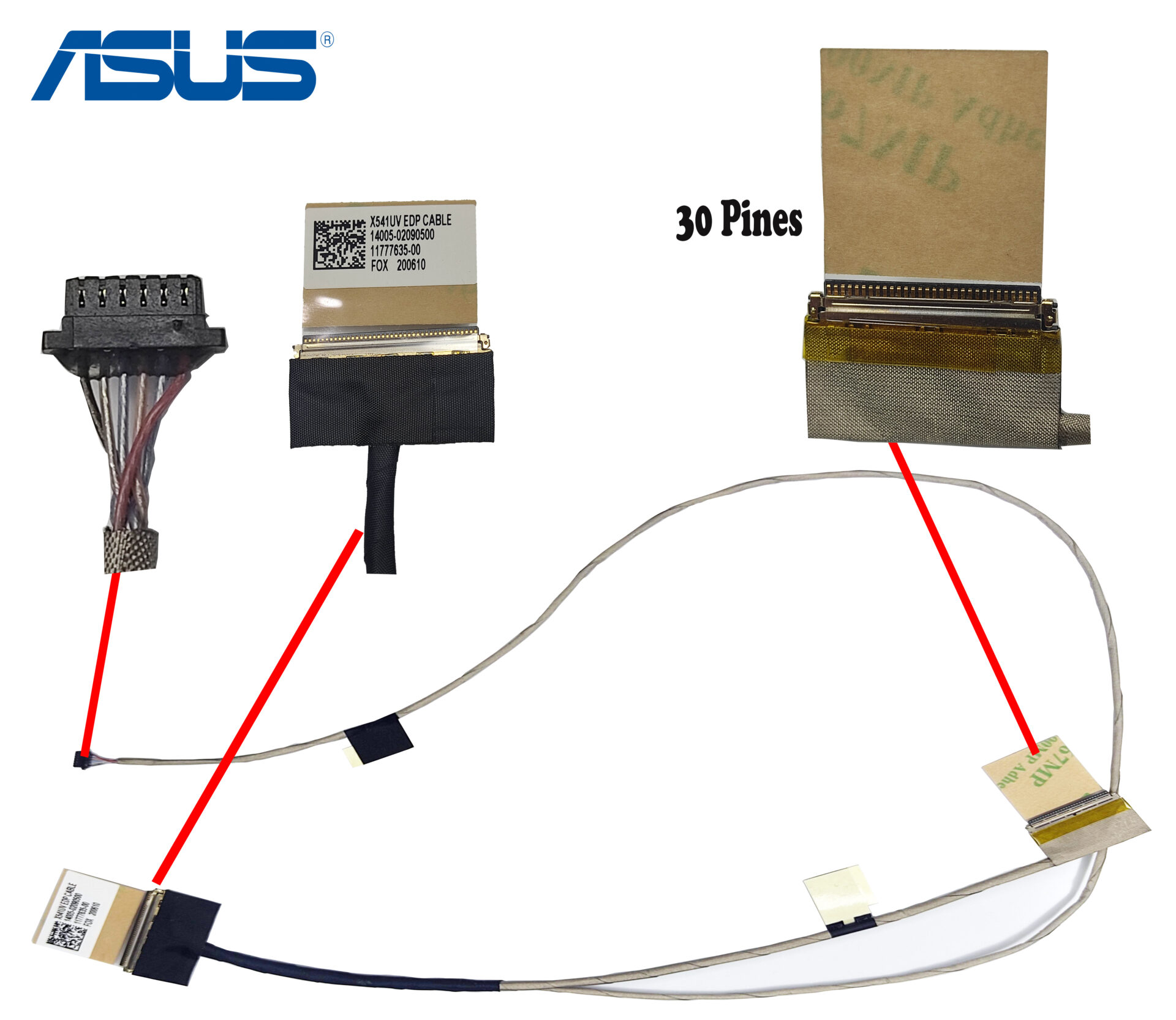 Connecteur D'alimentation DC Jack Pour Asus X541 - Pièce Neuve KINPOWER