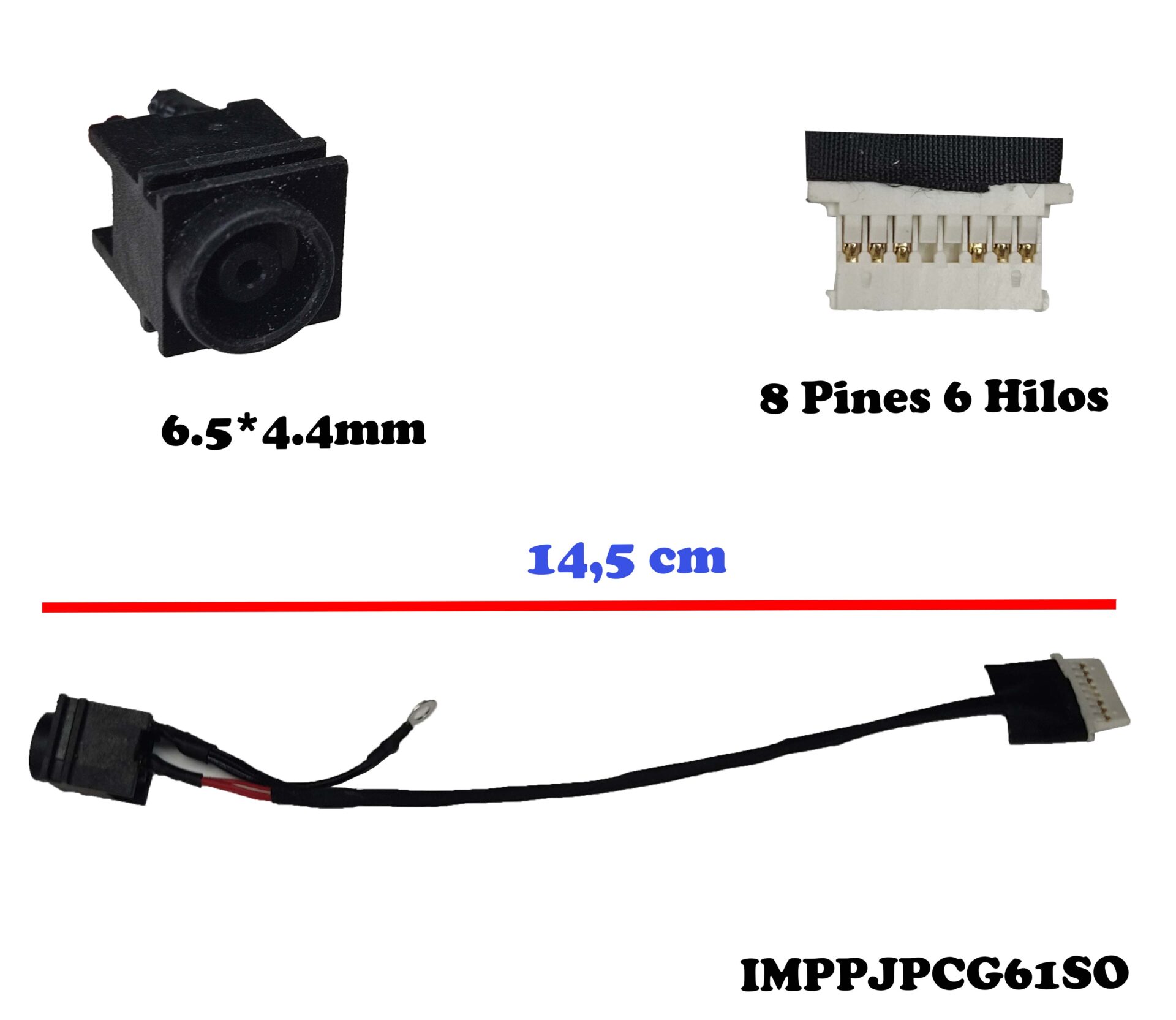 DC Power Jack Cavo SONY VAIO PCG-81114L PCG-81211V PCG-81214L PCG - Foto 8