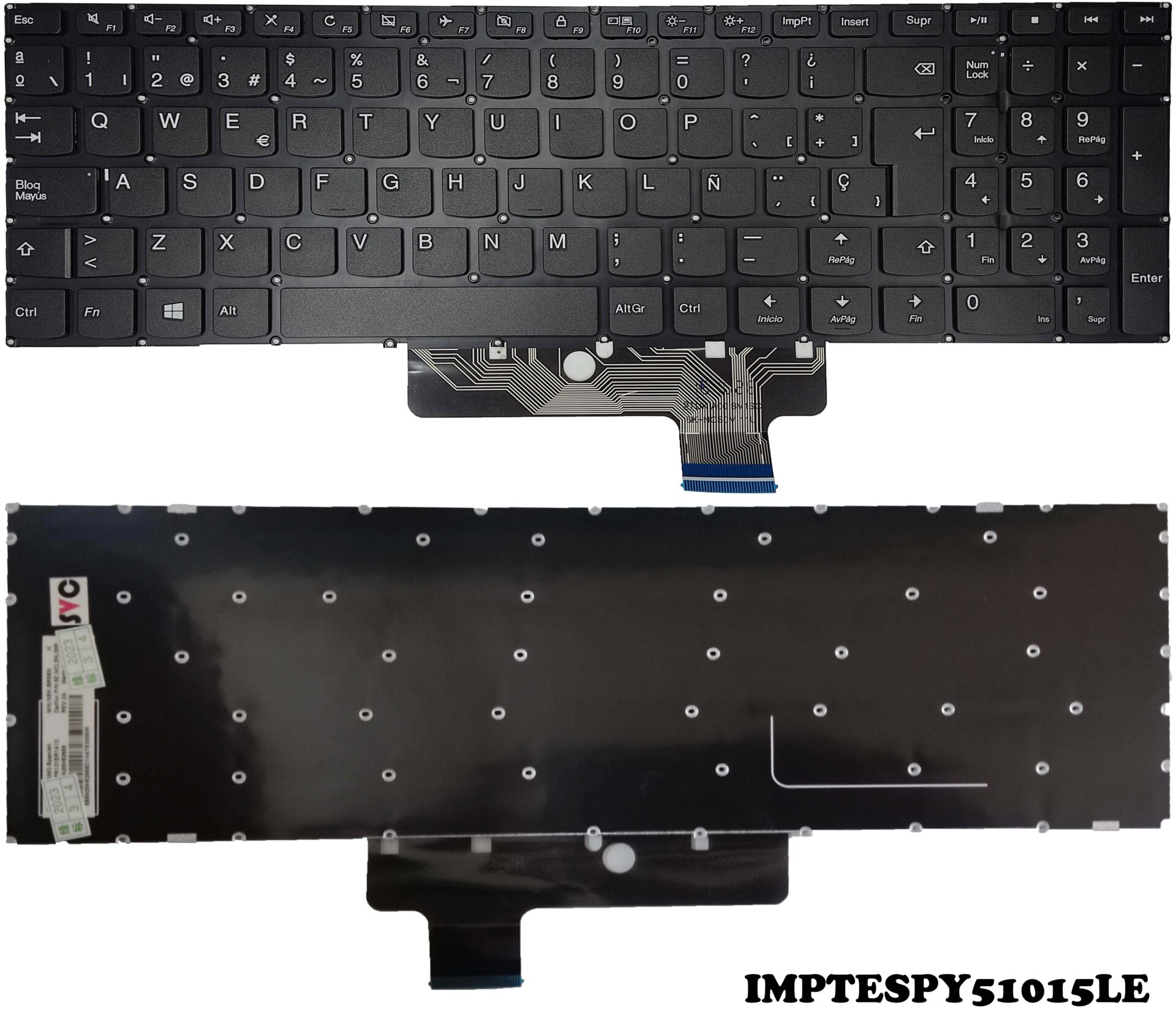 Teclado Lenovo Ideapad Yoga 510 15ikb 510 15isk Sp Serviclic