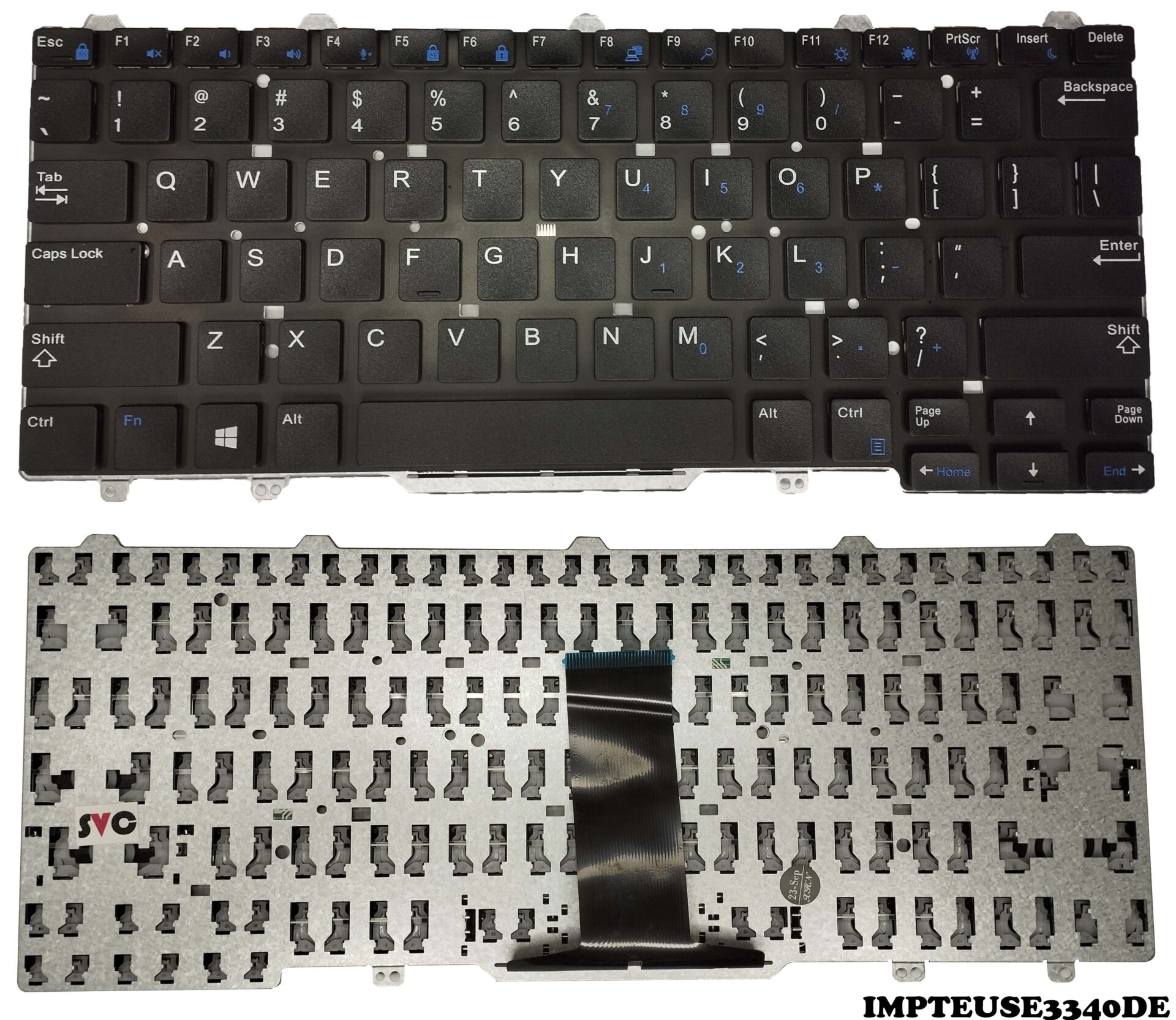 Teclado Us Dell Latitude E3340 E5450 E5470 E7450 E7470 Latitude 3340 7350 Oem Serviclic 0668