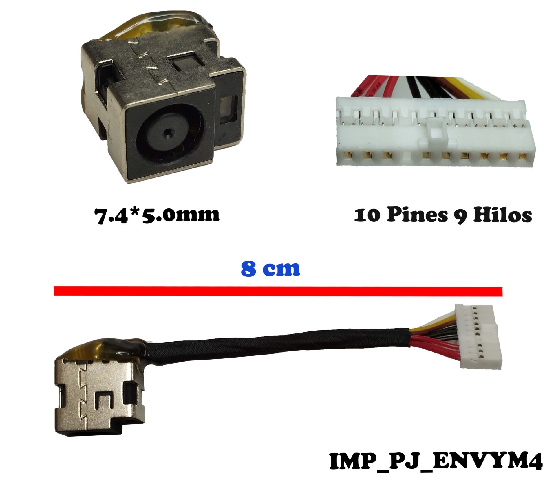 Connecteur DC Jack D'alimentation Pour HP Envy M6 - Générique - Neuf