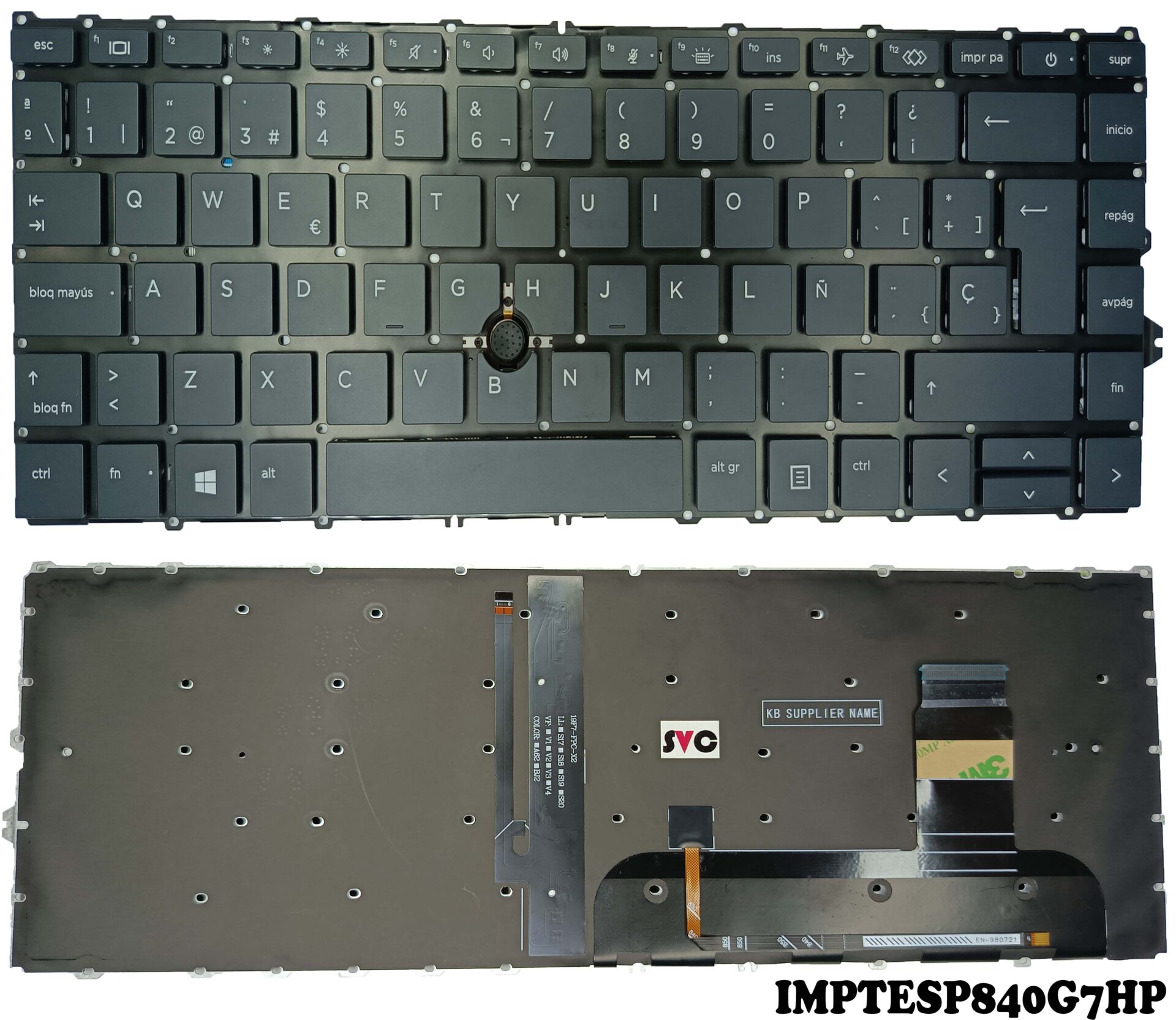 Keyboard For HP EliteBook 840 G7 845 G7 840 G8 845 G8 - CA Backlit L87607-DB1